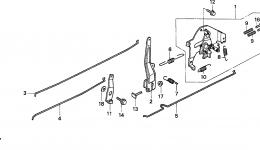 CONTROL for трактора газонокосилки HONDA H2013K1 SAC