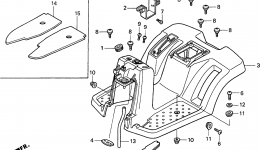 PLATFORM for трактора газонокосилки HONDA H2113 GDA