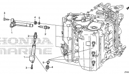 Свеча зажигания для стационарного двигателя HONDA BF200AK2 XA