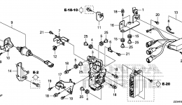 ELECTRONIC PARTS CASE for стационарного двигателя HONDA BFP60A LRTB