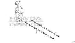 CABLE (SINGLE) for стационарного двигателя HONDA BF250A XXCA