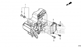 Электронный блок управления для стационарного двигателя HONDA BF150AK2 XCA