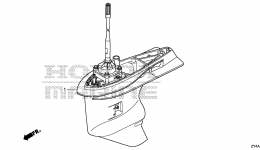 Редуктор для стационарного двигателя HONDA BF175AK2 XA