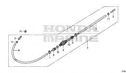 Топливные трубки для стационарного двигателя HONDA BF150AK2 XA