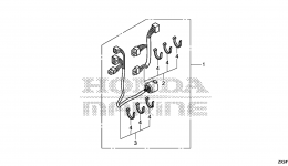 Индикаторная панель / Проводка для стационарного двигателя HONDA BF250A XA