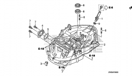 MOUNT CASE for стационарного двигателя HONDA BF115AK0 XA