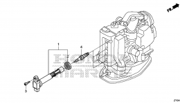 IGNITION COIL / SPARK PLUG for стационарного двигателя HONDA BF150AK2 XA