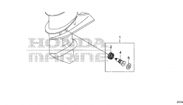 Шланги / Соединители для шлангов для стационарного двигателя HONDA BF30DK3 SRTA