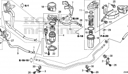 WATER SEPARATOR / FUEL STRAINER для стационарного двигателя HONDA BF250A LW