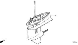 Редуктор для стационарного двигателя HONDA BF40A5 LRTA
