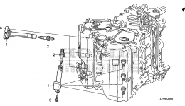 Свеча зажигания для стационарного двигателя HONDA BF225AK1 XA