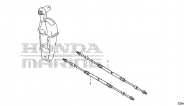 CABLE (SINGLE) for стационарного двигателя HONDA BF50DK2 LRTA