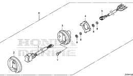Кнопка управления троллингом для стационарного двигателя HONDA BF150AK0 LA