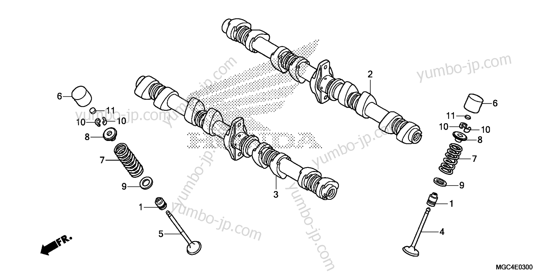 CAMSHAFT / VALVE for motorcycles HONDA CB1100A AC 2013 year