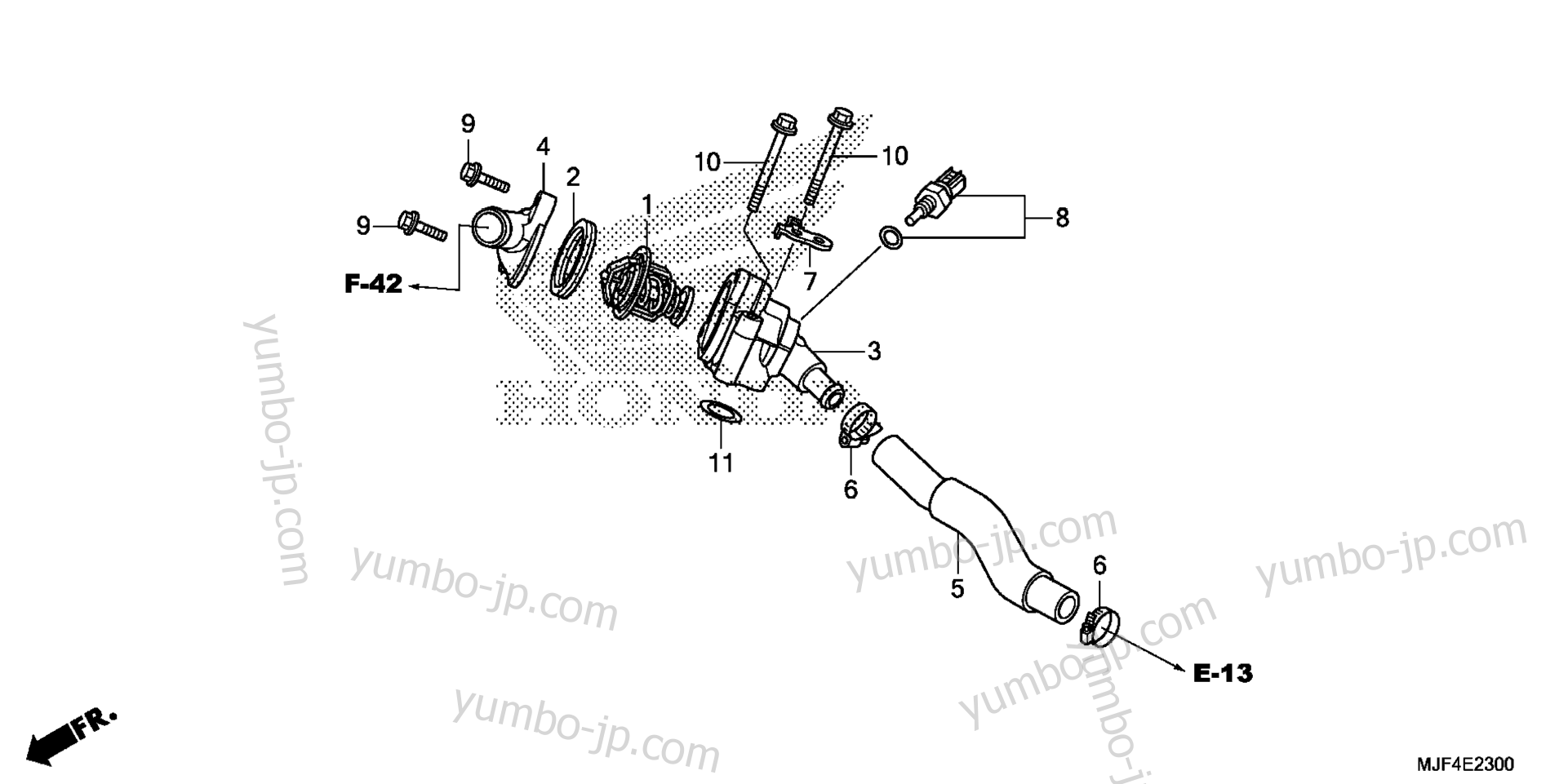 THERMOSTAT for motorcycles HONDA CTX700N A 2015 year