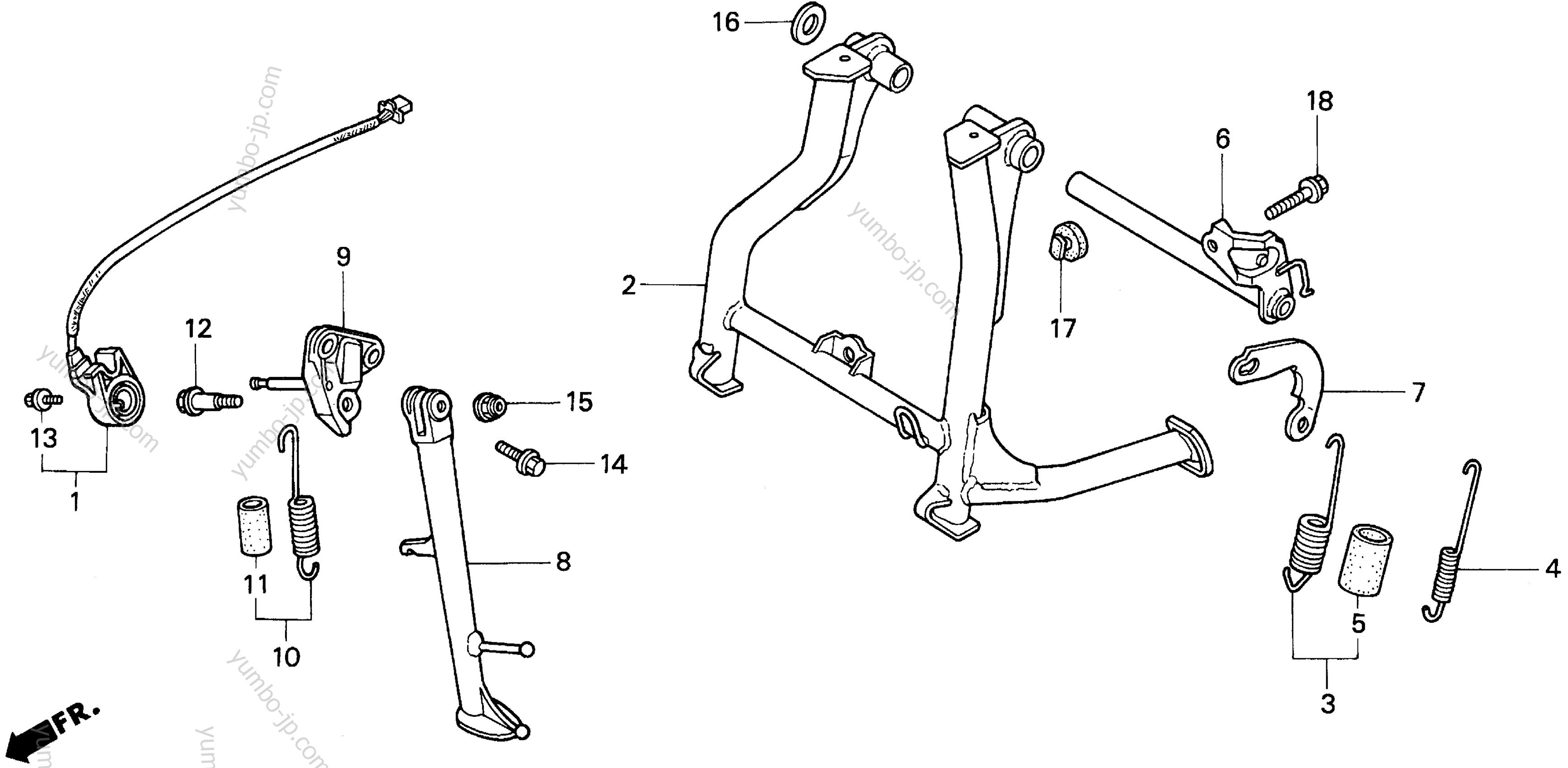 STAND for motorcycles HONDA VFR750F A 1997 year