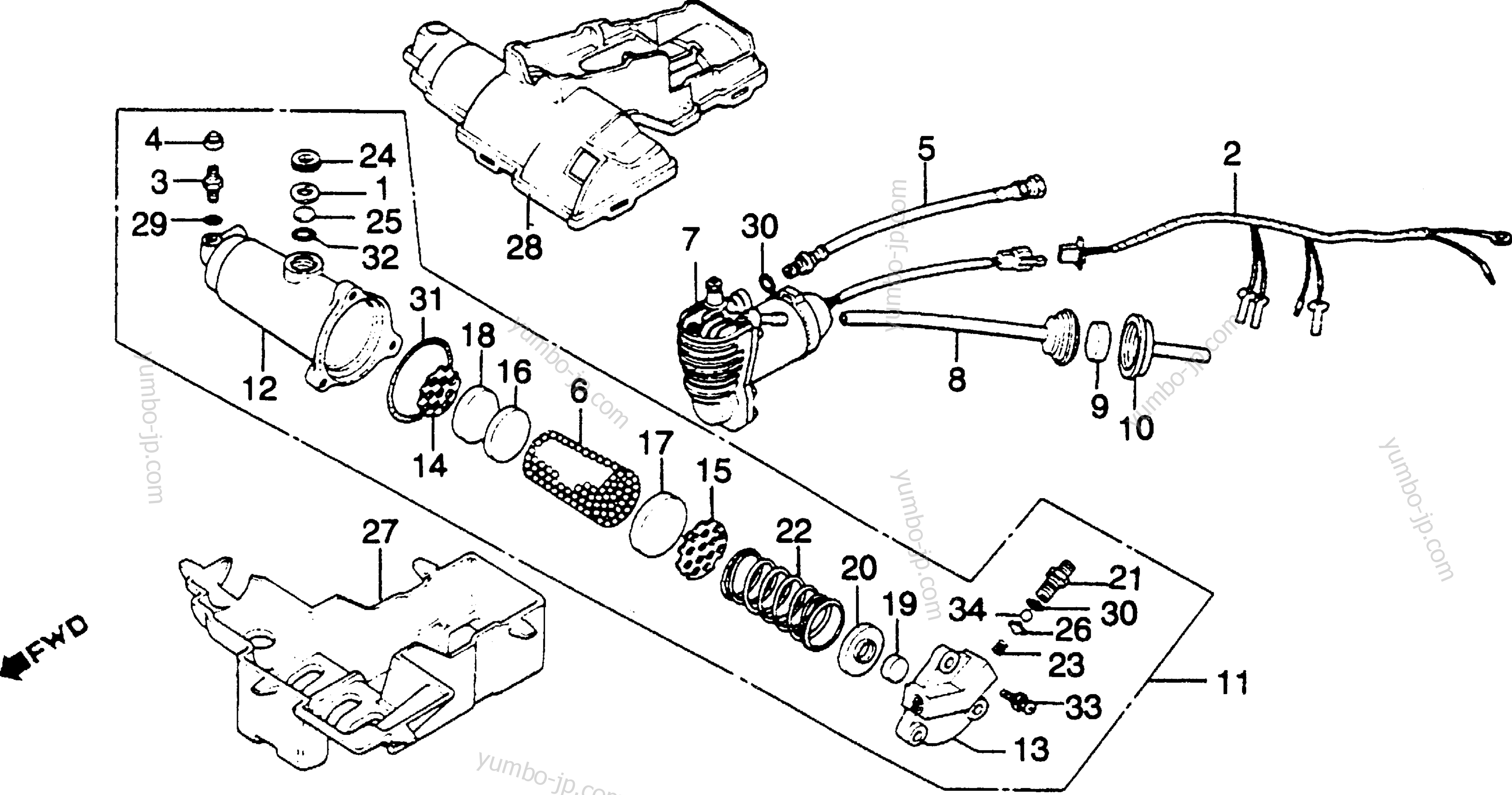 AIR PUMP / DRIER для мотоциклов HONDA GL1100A A 1982 г.