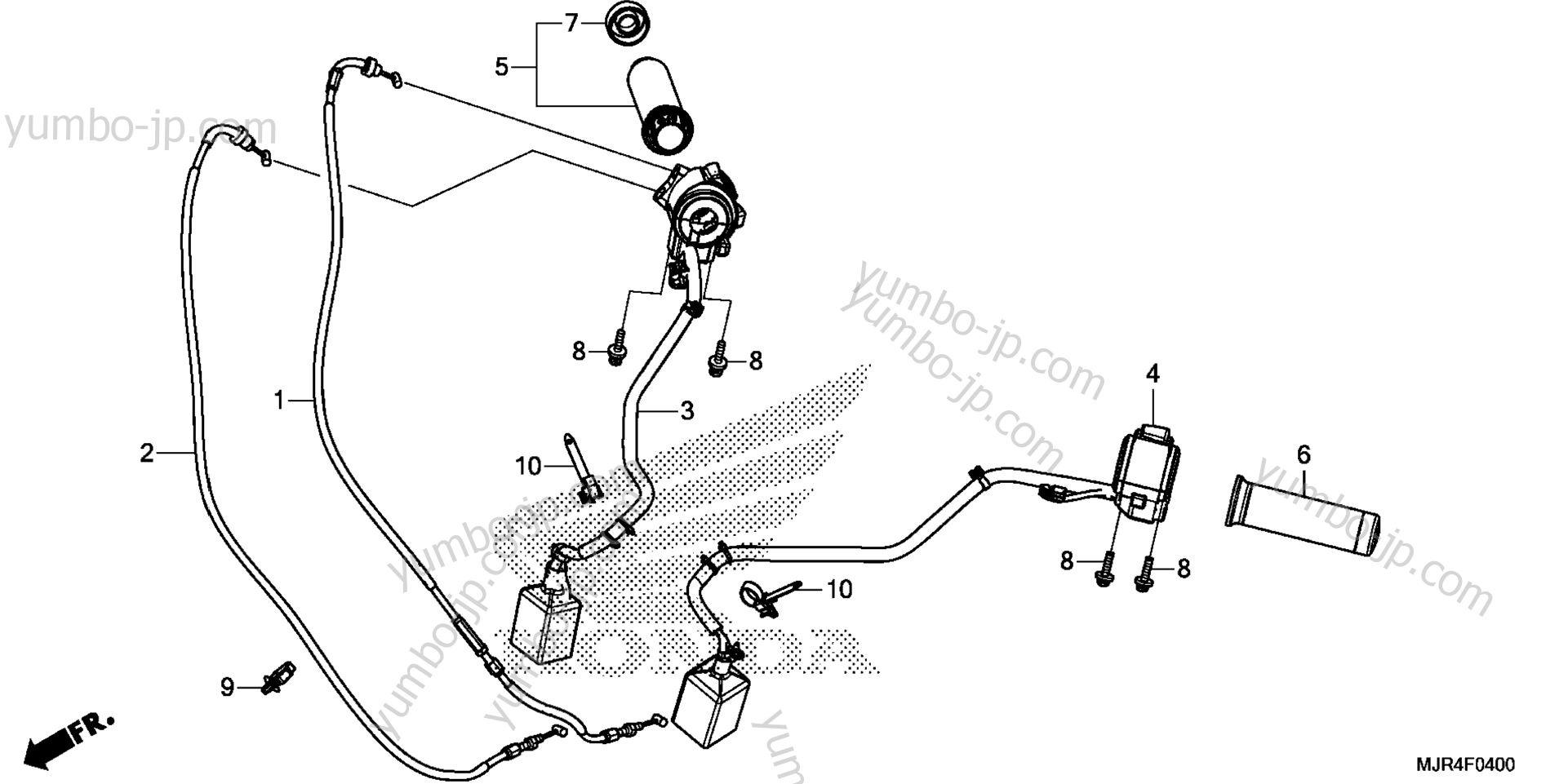 HANDLE SWITCH / CABLE для мотоциклов HONDA GL1800C AC 2015 г.