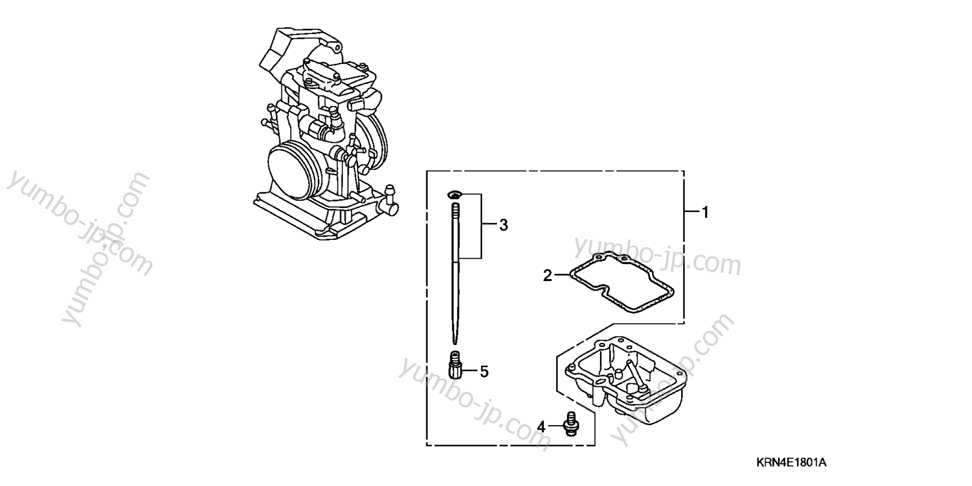 CARBURETOR OPTIONAL KIT for motorcycles HONDA CRF250R 2A/A 2008 year