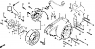 LEFT CRANKCASE COVER / ALTERNATOR