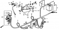 WIRE HARNESS / IGNITION COIL / BATTERY