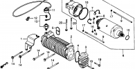 STARTER MOTOR / OIL COOLER