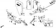 BRAKE PEDAL / GEARSHIFT PEDAL / SIDE STAND