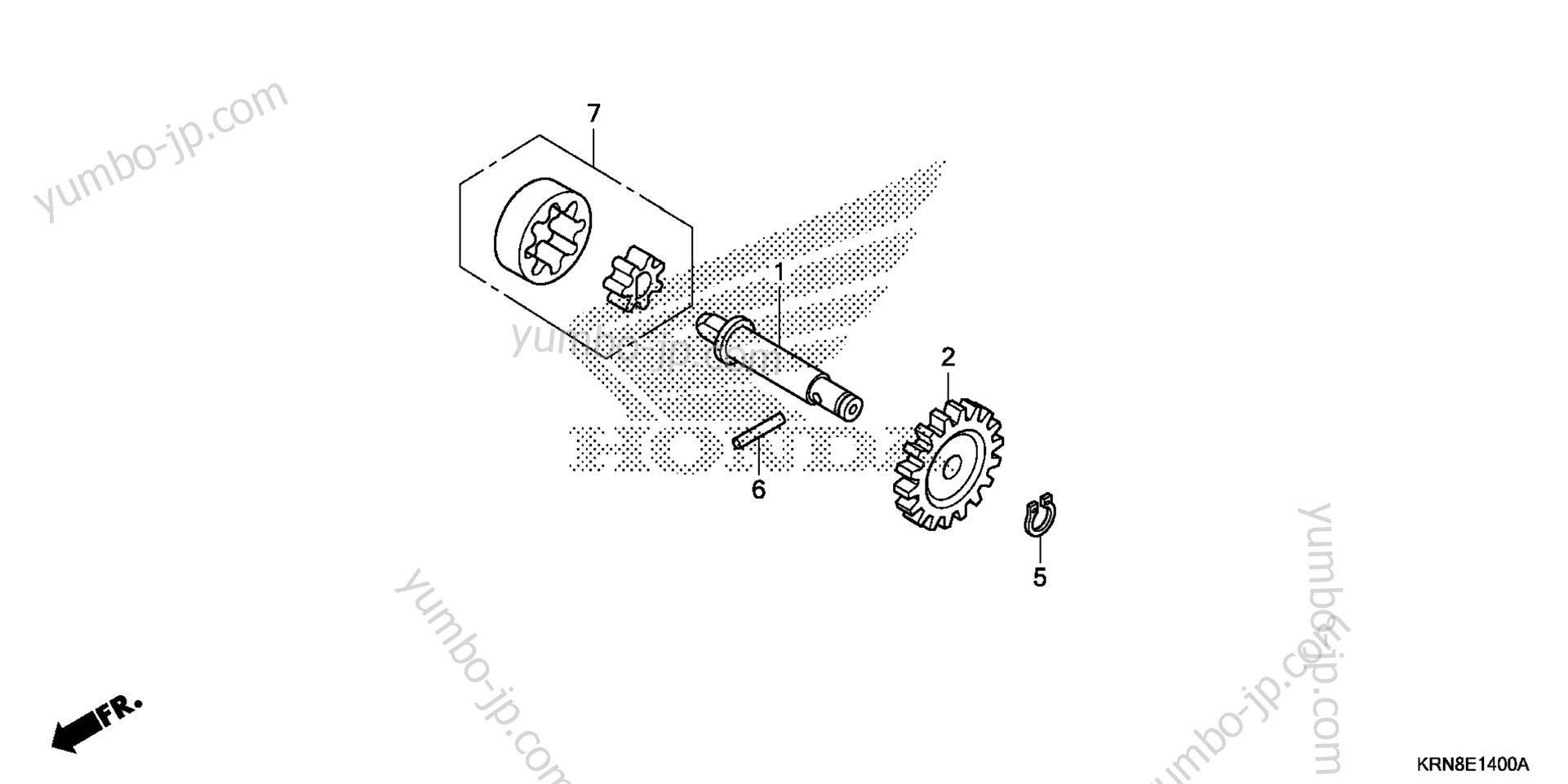 Масляный насос для мотоциклов HONDA CRF250R AC 2014 г.