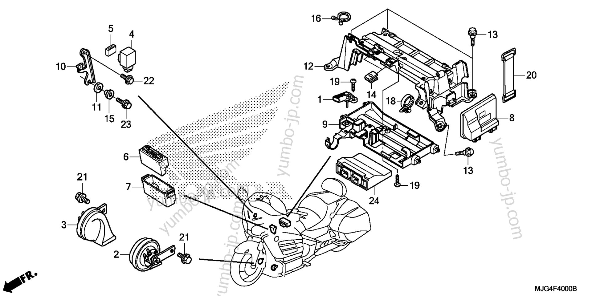 CONTROL UNIT для мотоциклов HONDA GL1800B 2AC 2015 г.