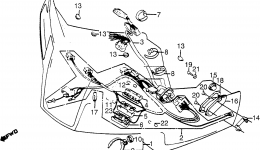 FAIRING WIRE HARNESS for мотоцикла HONDA GL1100I A1983 year 