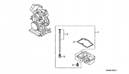 CARBURETOR OPTIONAL KIT for мотоцикла HONDA CRF250R A/A2004 year 