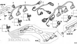 INJECTOR для мотоцикла HONDA GL1800B AC2014 г. 