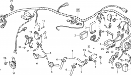 WIRE HARNESS for мотоцикла HONDA VF750CD A1995 year 