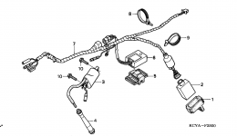 WIRE HARNESS for мотоцикла HONDA XR400R AC/A2004 year 