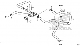AIR INJECTION CONTROL VALVE для мотоцикла HONDA CTX1300 AC2014 г. 