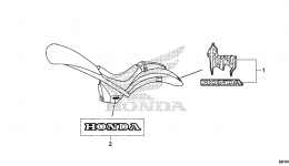 MARK (2) for мотоцикла HONDA VT1300CXA 4A2015 year 