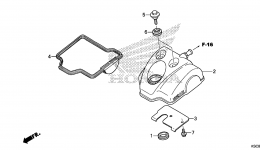 Крышка головки блока цилиндров для мотоцикла HONDA CRF250X AC2016 г. 