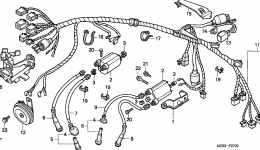 WIRE HARNESS for мотоцикла HONDA VT600CD A/A2002 year 