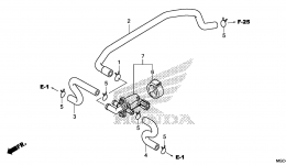 AIR INJECTION CONTROL VALVE для мотоцикла HONDA CB1100A AC2013 г. 