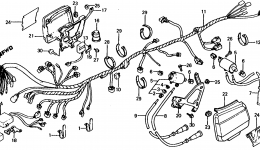 WIRE HARNESS / ELECTRIC PARTS для мотоцикла HONDA VF750S A1983 г. 