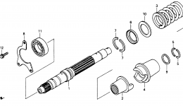 PRIMARY SHAFT for мотоцикла HONDA ST1100A A1994 year 