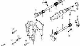 CAMSHAFT / LOWER ROCKER ARM for мотоцикла HONDA CX500TC A1982 year 