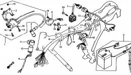 WIRE HARNESS / IGNITION COIL для мотоцикла HONDA XL100S A1981 г. 