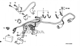 WIRE HARNESS for мотоцикла HONDA CRF230F A2009 year 