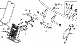 SPEEDOMETER / HANDLEBAR for мотоцикла HONDA NU50 AA1983 year 