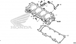 Блок цилиндров для мотоцикла HONDA CBR1000S 3AC2016 г. 