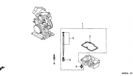 CARBURETOR OPTIONAL KIT for мотоцикла HONDA CRF450R 2A/A2008 year 