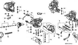 CARBURETOR COMPONENTS для мотоцикла HONDA VF750C AC1998 г. 