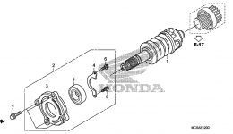 PRIMARY SHAFT for мотоцикла HONDA ST1300A A2010 year 