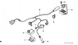 WIRE HARNESS for мотоцикла HONDA XR250R A/A2004 year 